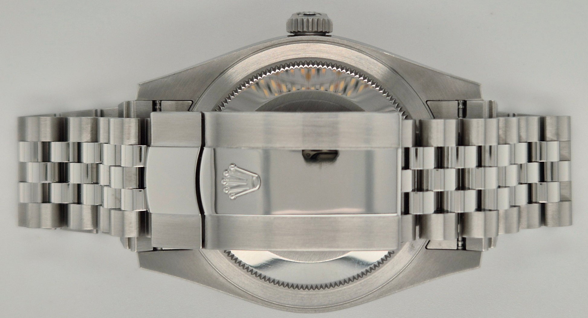 Rolex Sky-Dweller Oystersteel and White Gold Blue Dial 326934  clasp