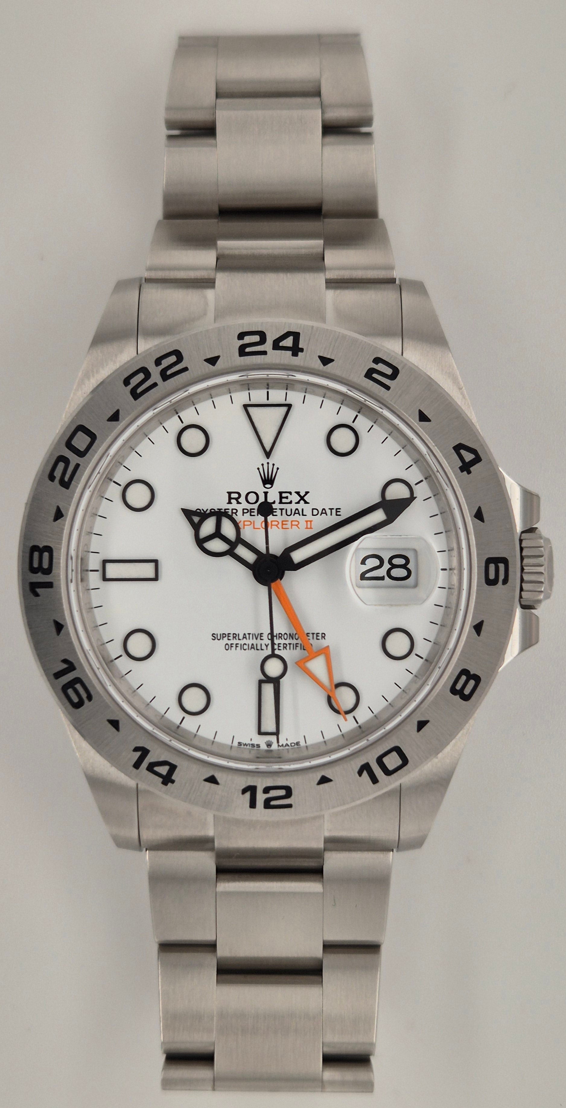 Rolex Explorer II White Polar Dial Oyster Stainless Steel 226570