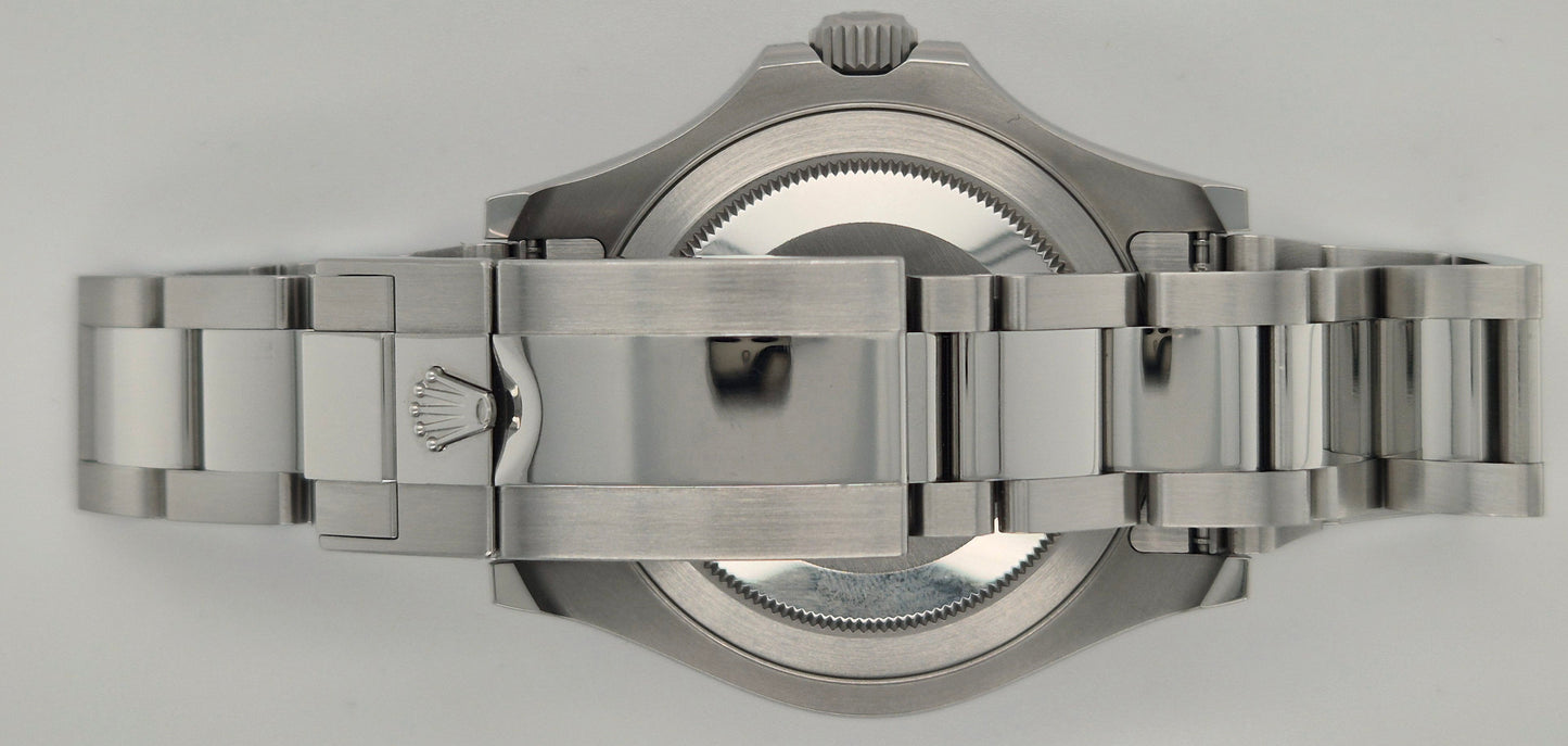 Rolex Yacht-Master 40 Blue Dial Platinum Bezel 126622 clasp