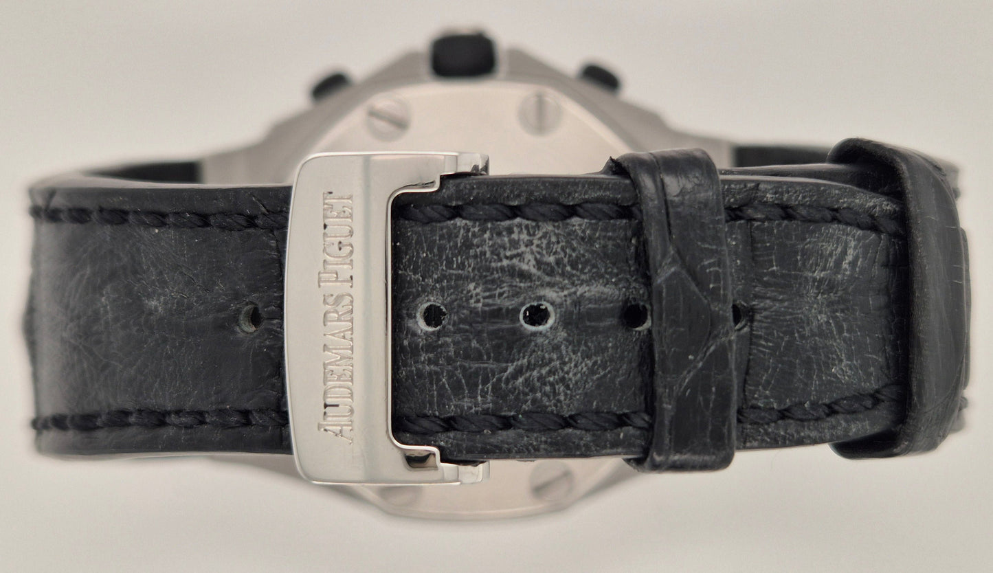 Audemars Piguet Royal Oak Offshore Chronograph Black Dial Steel Full Set 26170ST.OO.D101CR.03 clasp