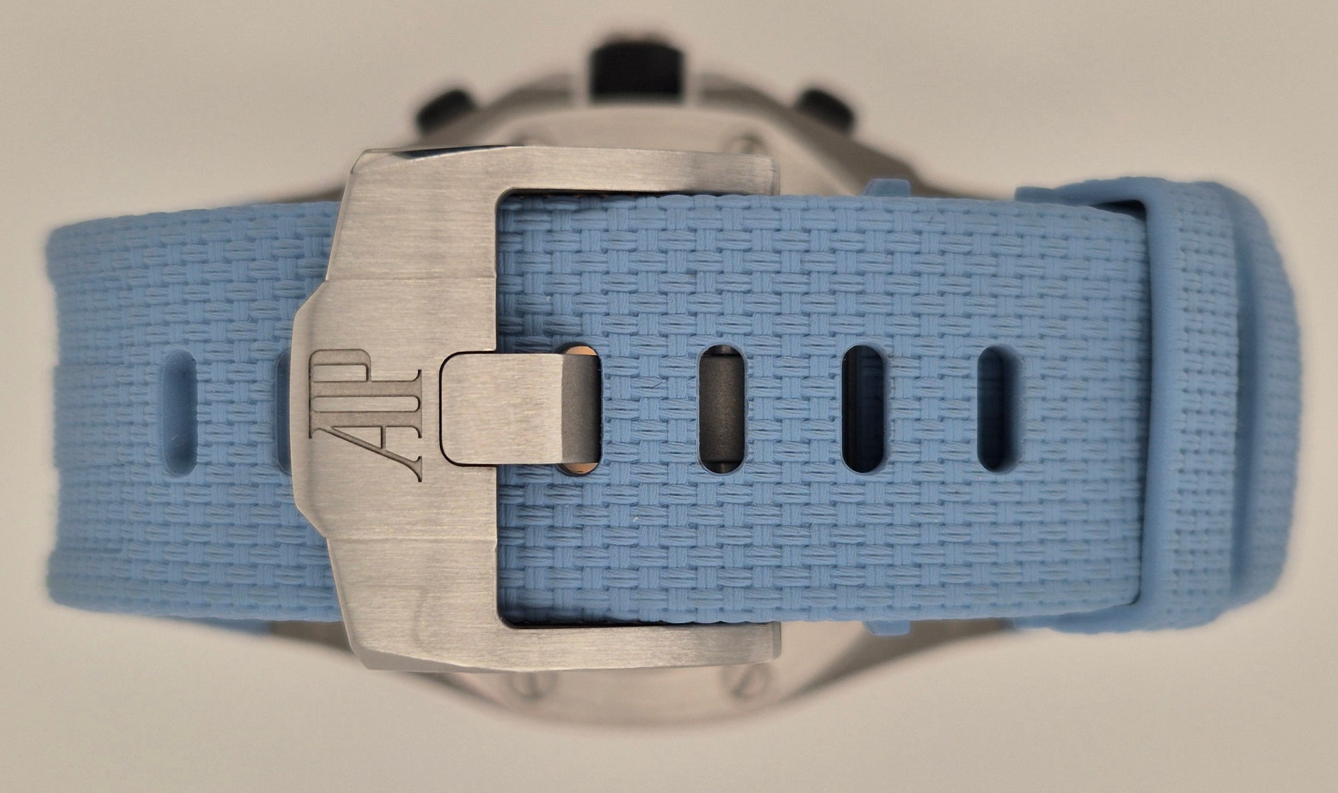 Audemars Piguet Royal Oak Offshore Selfwinding Chronograph Tiffany Blue Dial 26238ST clasp