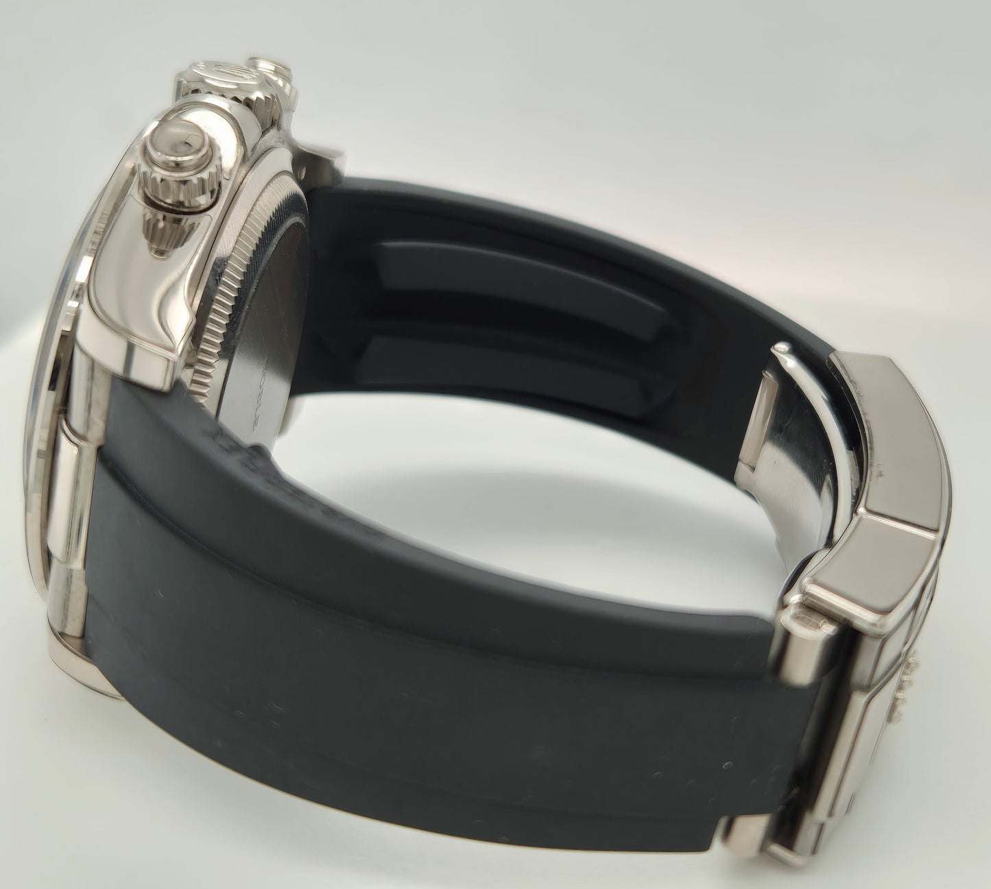Rolex Daytona White Gold Ceramic "Baby Le Mans" Black 126519LN side left
