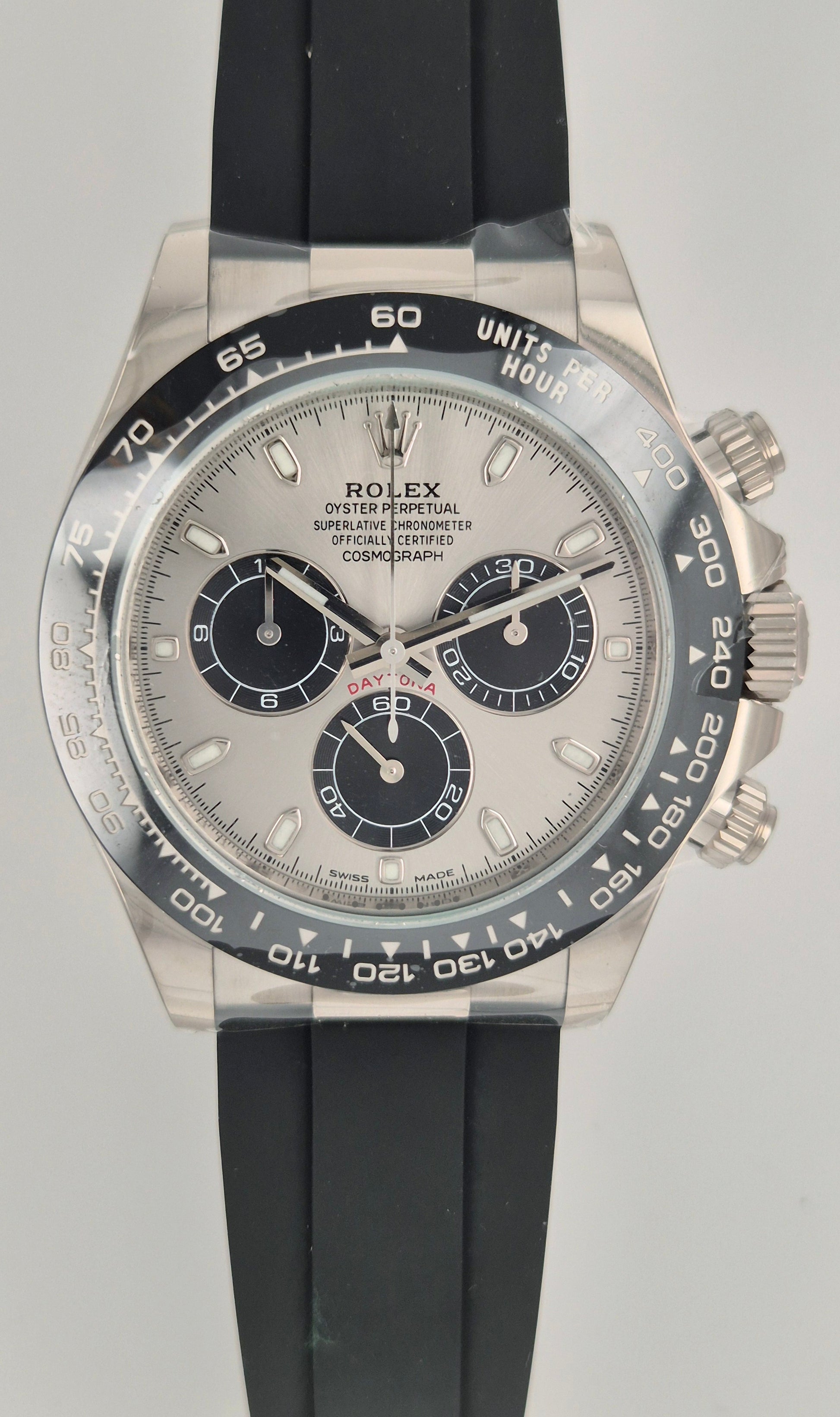 Rolex Daytona Ghost 18ct White Gold 116519LN front