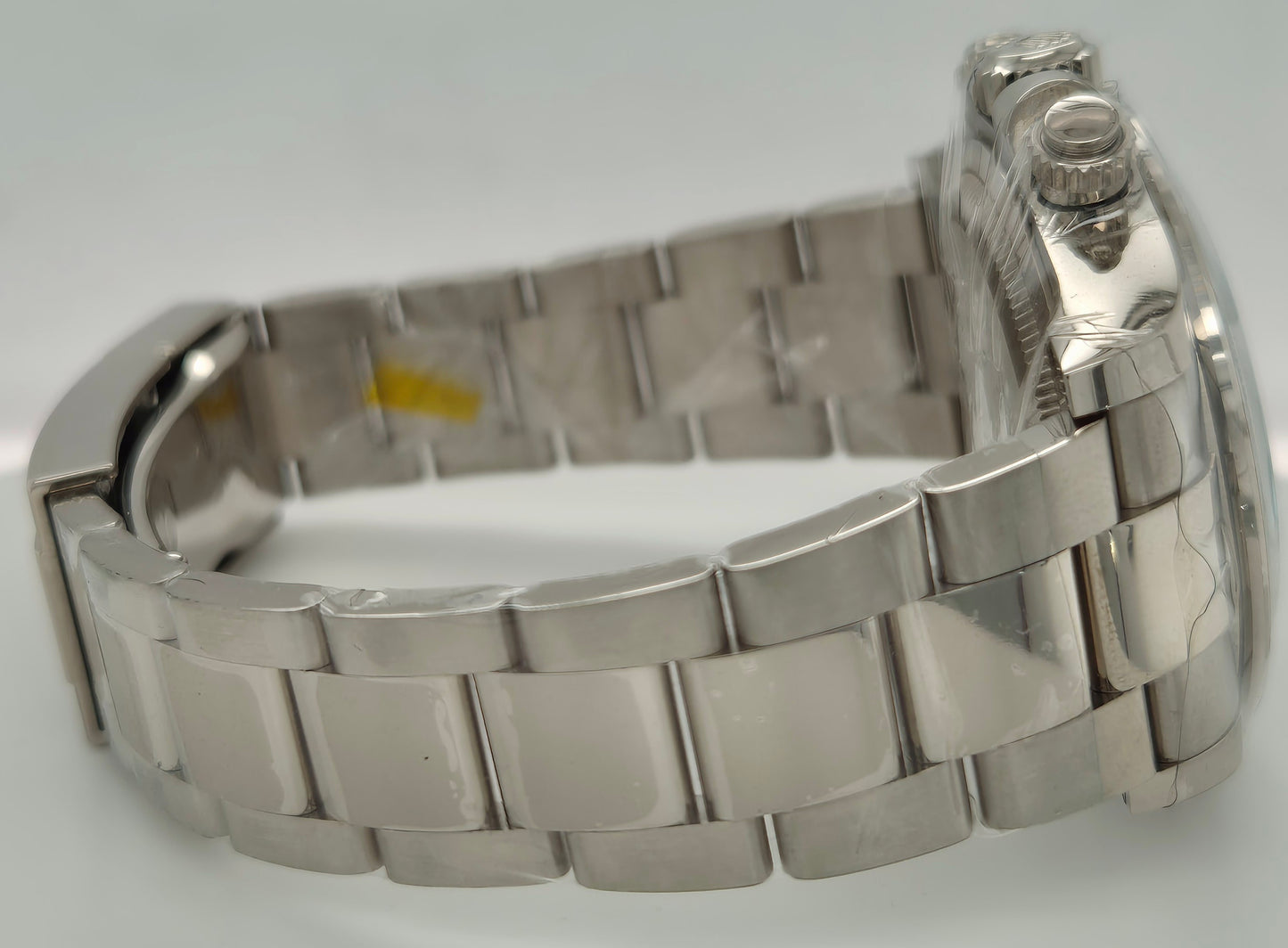 Rolex Daytona Ghost Cosmograph White Gold Silver And Black Index Dial Oyster 126509 side right