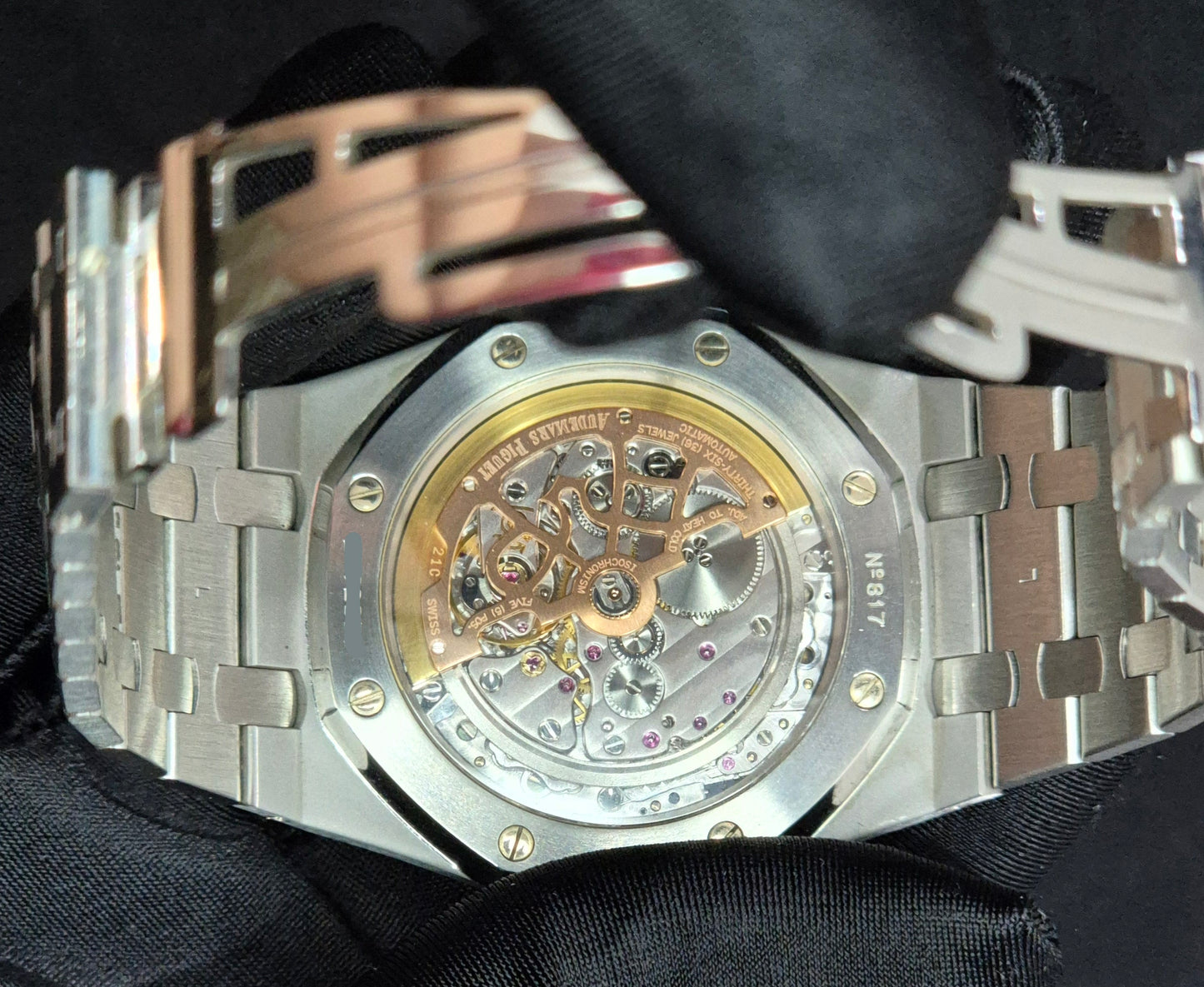 Audemars Piguet Royal Oak Jumbo Steel 15202ST.OO.0944ST.03 back