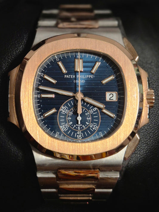 Patek Philippe Nautilus Travel Time Chronograph 5980/1AR-001 front