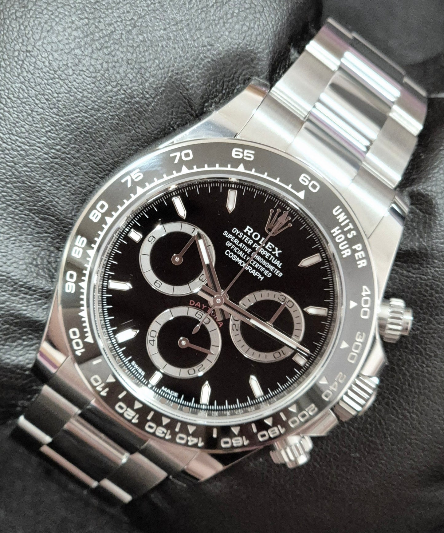Rolex Daytona Cosmograph 'Godzilla' Black Dial 126500LN front right