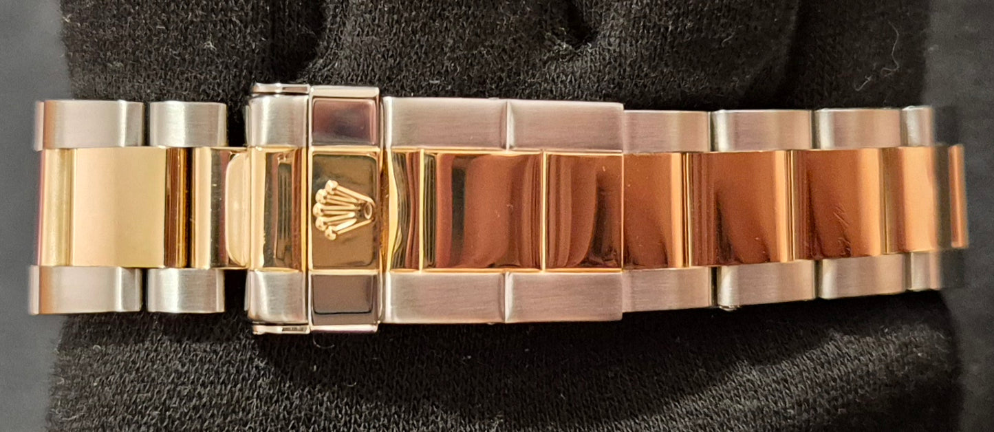 Rolex Yacht-Master 40 Two Tone Yellow Gold with Champagne Dial 16623 clasp