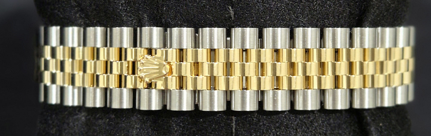 Rolex Datejust 31 Two Tone Champagne 'Sticks' Dial Jubilee 278273 clasp