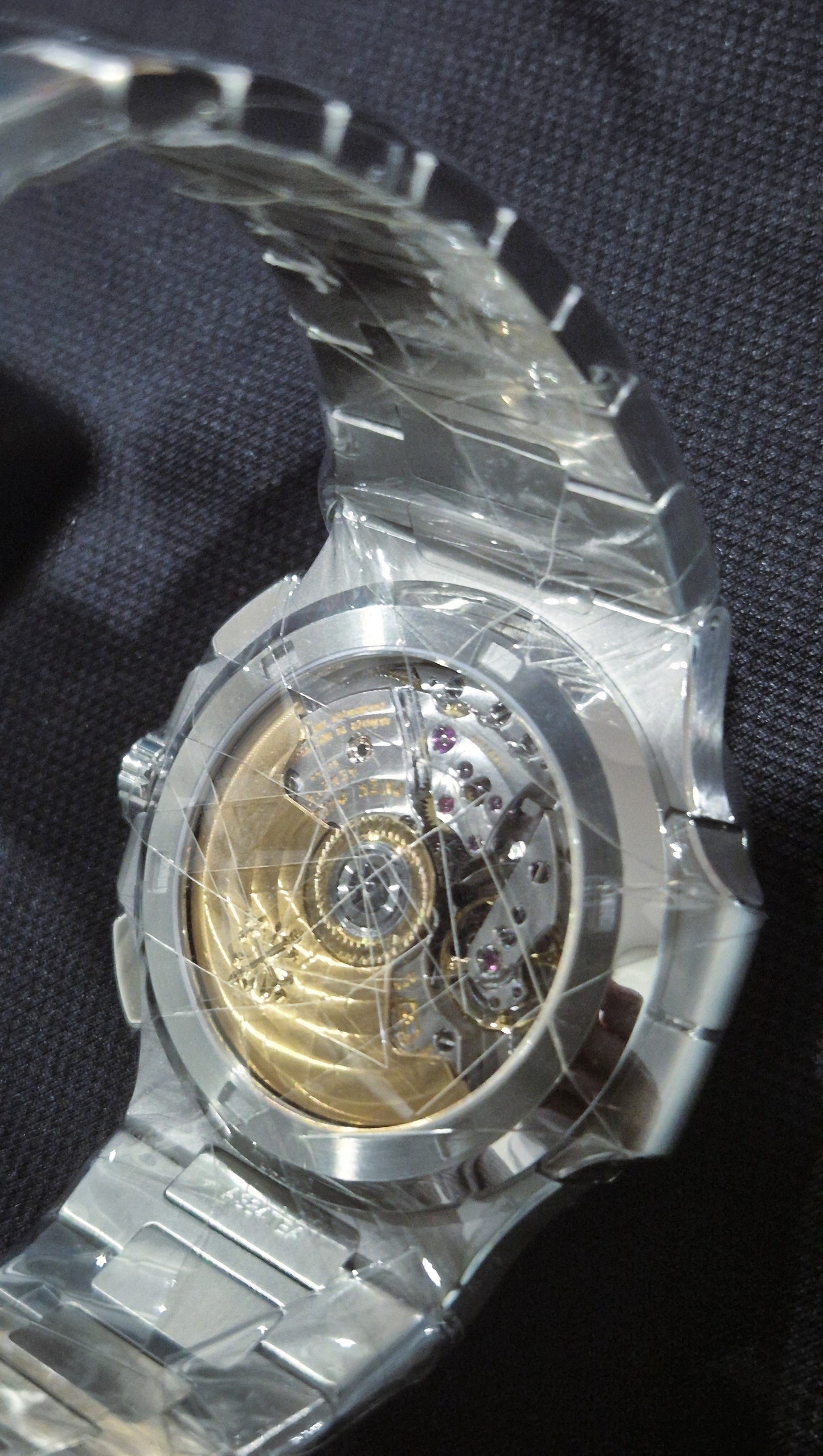 Patek Philippe Nautilus Sunburst Blue Dial Stainless Steel Q4 5990/1A-011 back