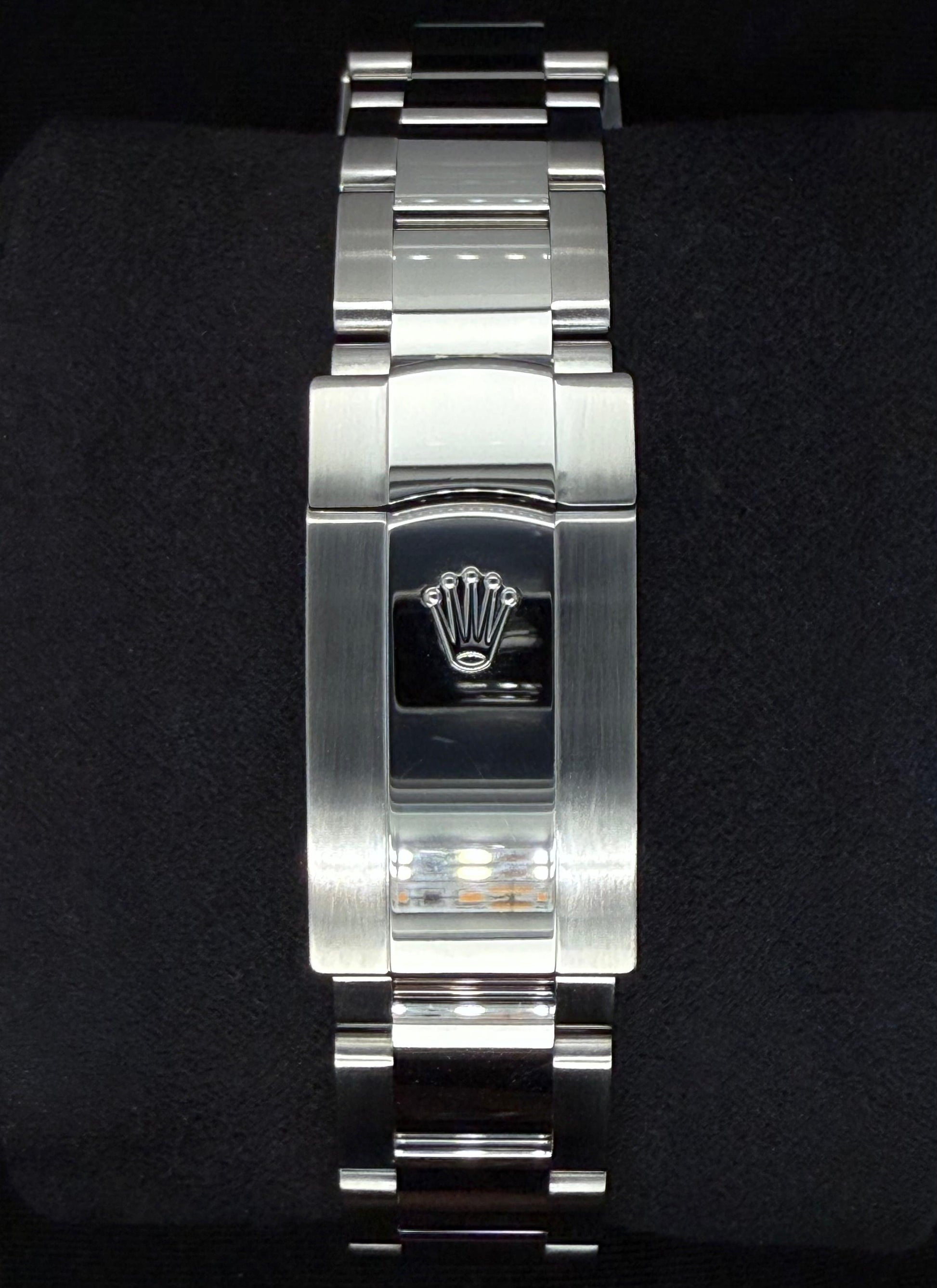 Rolex Datejust 41 Silver 'Sticks' Oystersteel Smooth 126300 clasp