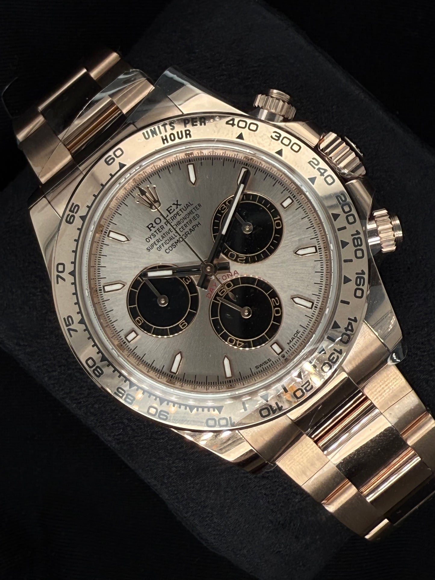 Rolex Cosmograph Daytona 18ct Everose Gold Sundust and Black Index Dial 126505 | 2025 | 40mm