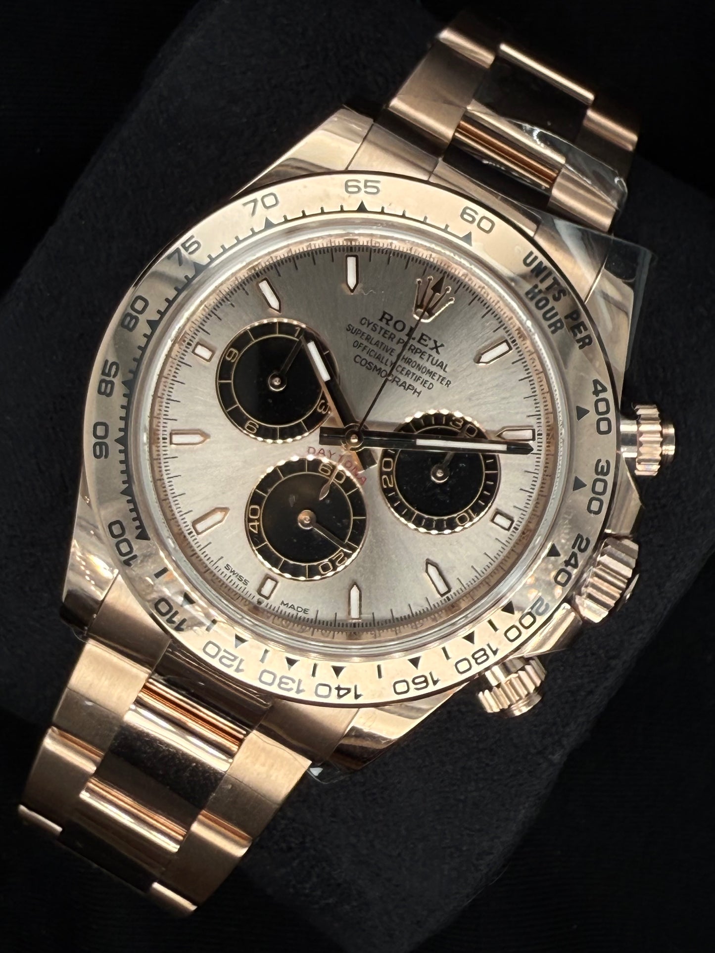 Rolex Cosmograph Daytona 18ct Everose Gold Sundust and Black Index Dial 126505 | 2025 | 40mm