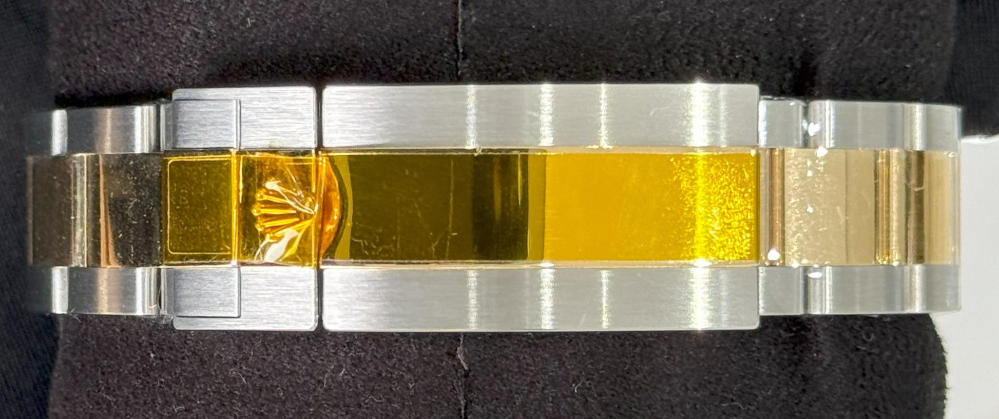 Rolex Submariner Date "Bluesy" Ceramic Gold & Steel 126613LB  clasp