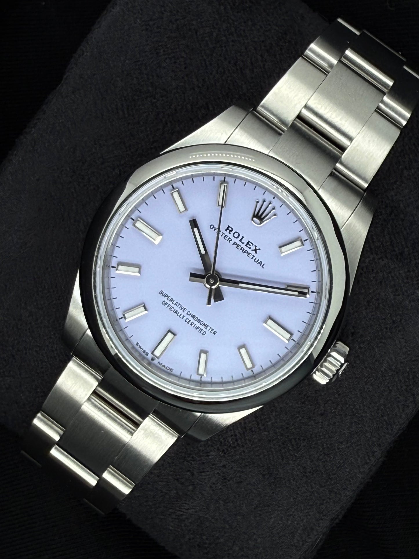Rolex Oyster Perpetual 31 Lavender Dial Oyster Bracelet 277200 | 2025 | 31mm