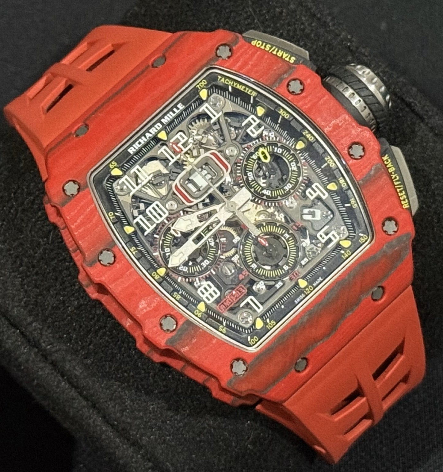 Richard Mille RM11-03 Automatic Flyback Chronograph Red Devil RM11-03 front left