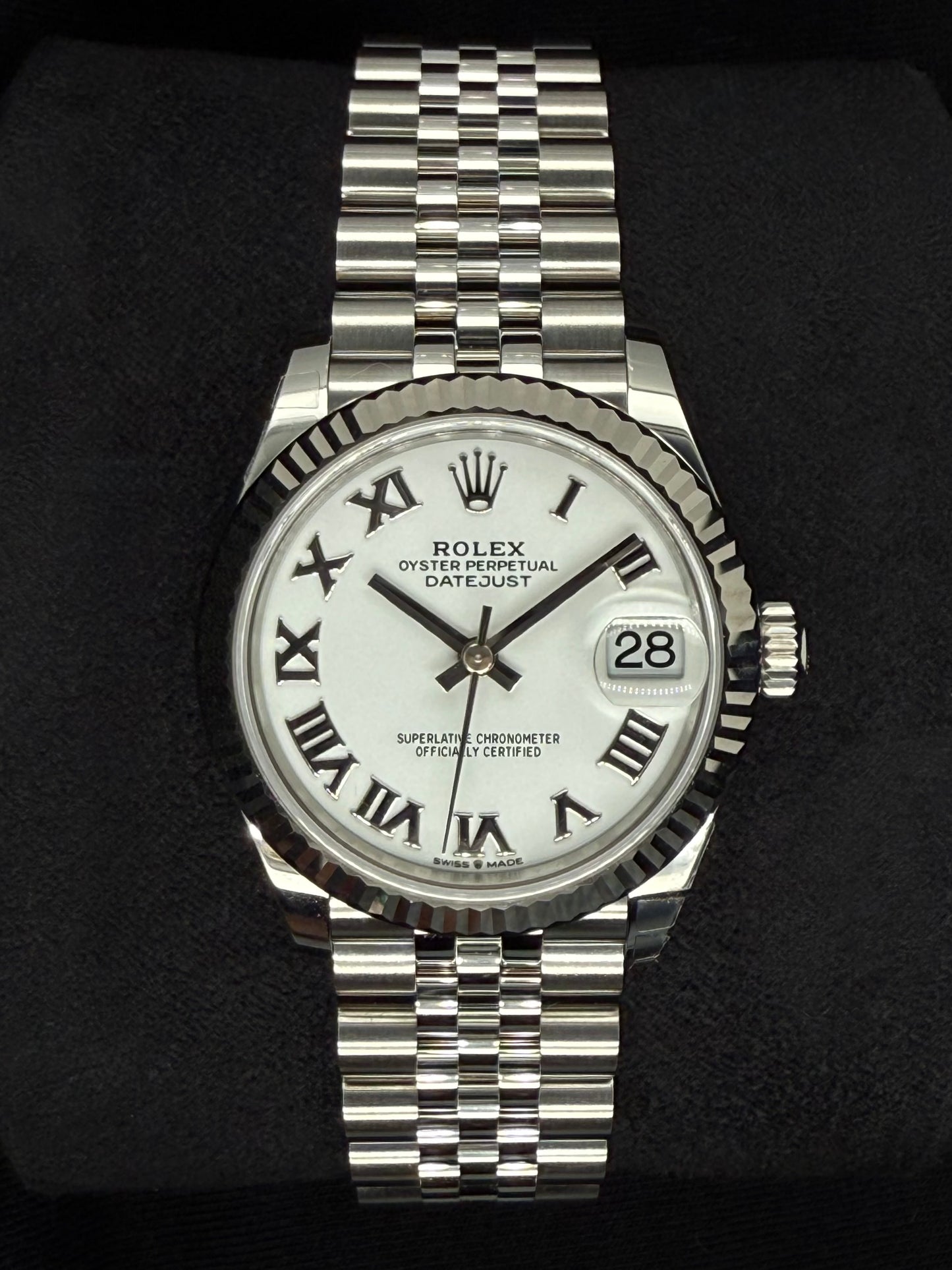 Rolex Datejust 31 Steel White Roman Dial Jubilee 278274 | 2025 | 31mm