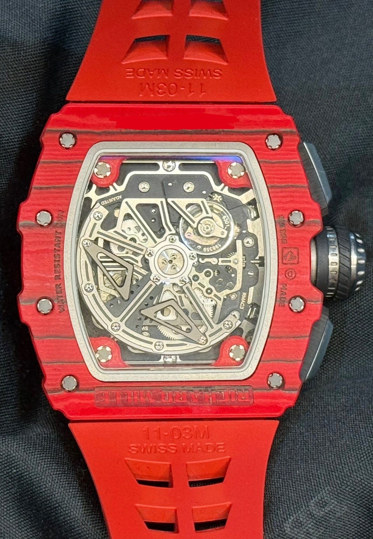Richard Mille RM11-03 Automatic Flyback Chronograph Red Devil RM11-03 back