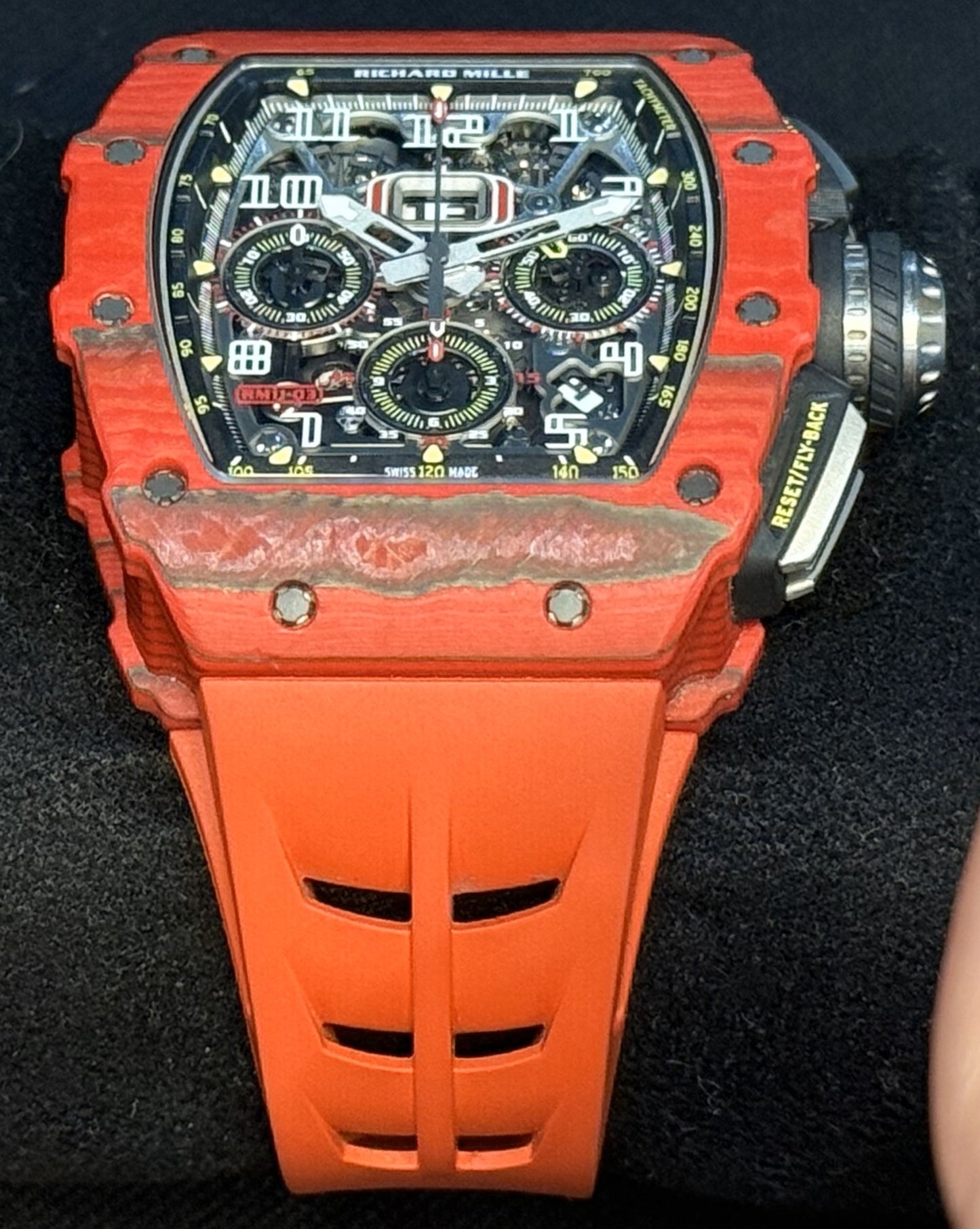 Richard Mille RM11-03 Automatic Flyback Chronograph Red Devil RM11-03 angle