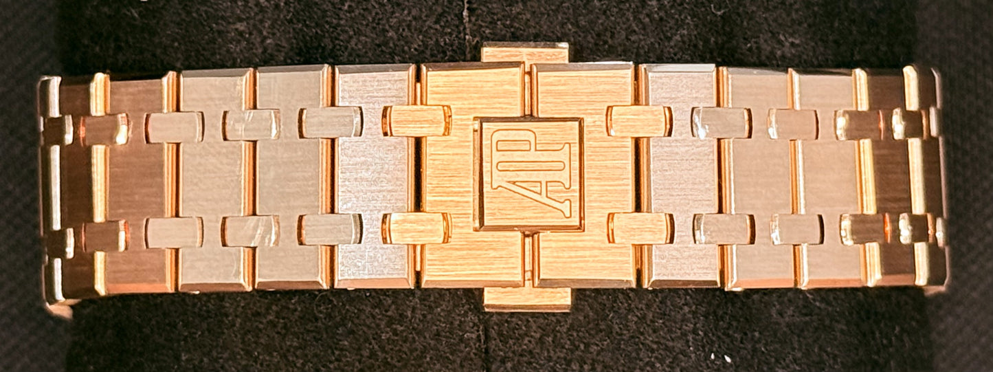 Audemars Piguet Royal Oak Double Balance Wheel Openworked Rose Gold 15407OR.OO.1220OR.01 clasp