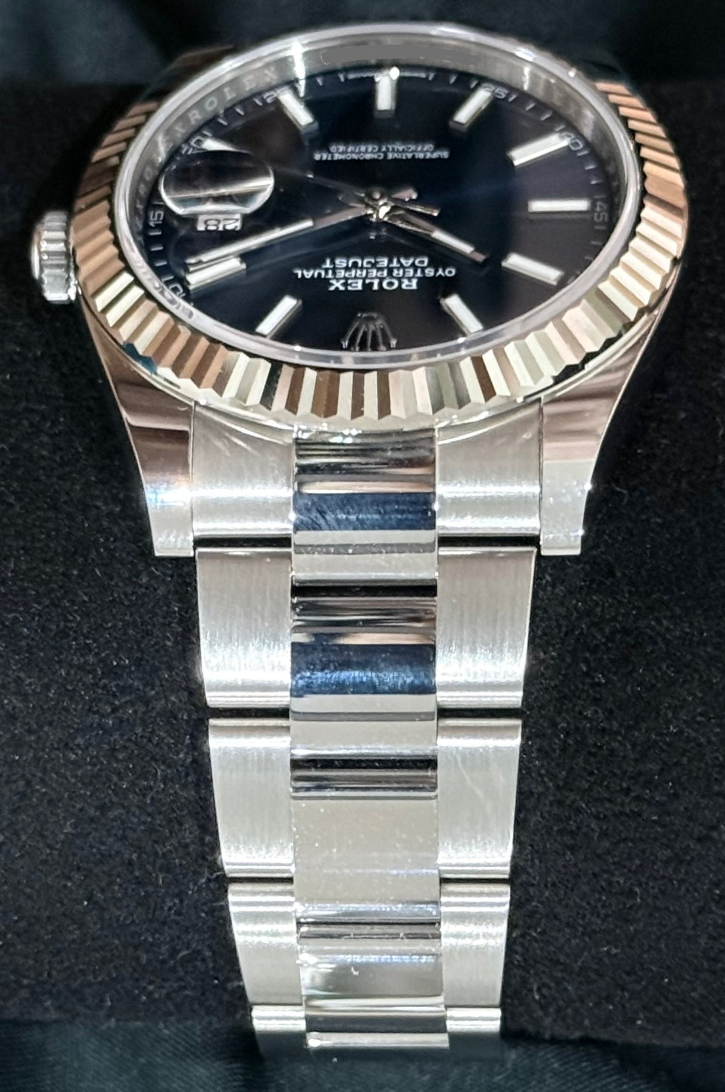 Rolex Datejust 41 Blue Stick Dial Oystersteel 126334 bracelet 2