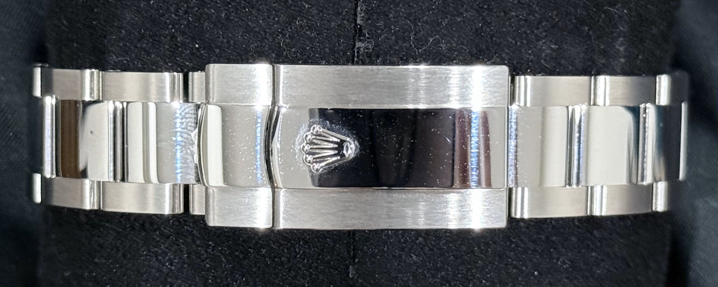 Rolex Datejust 41 Blue Stick Dial Oystersteel 126334 clasp