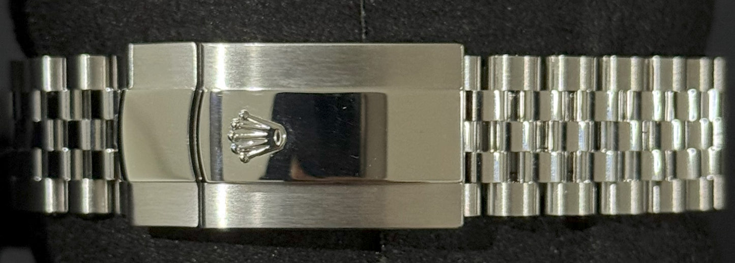 Rolex Datejust 41 Wimbledon Roman Dial Oystersteel Jubilee 126300 clasp
