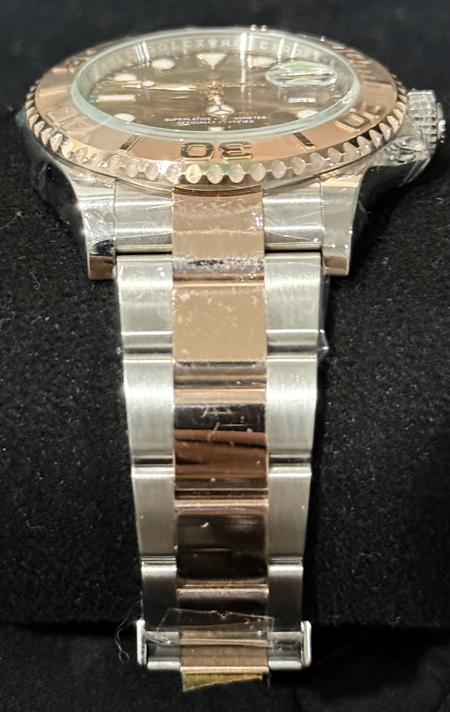 Rolex Yacht-Master 40 Two Tone Everose Gold Chocolate Dial 126621 bracelet