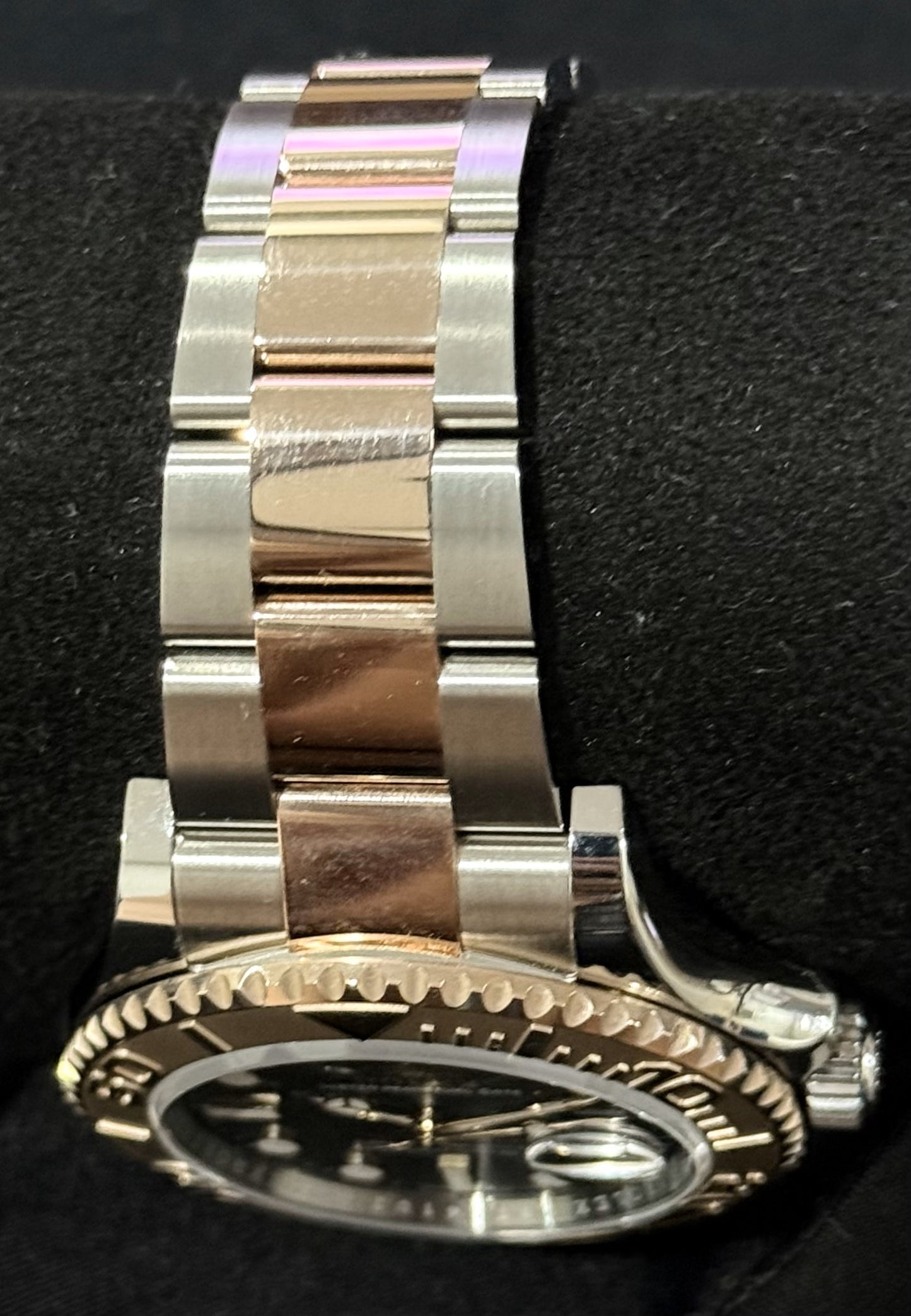 Rolex Yacht-Master 40 Everose Gold & Oystersteel Rose Gold Bezel Black Dial 126621 bracelet 2