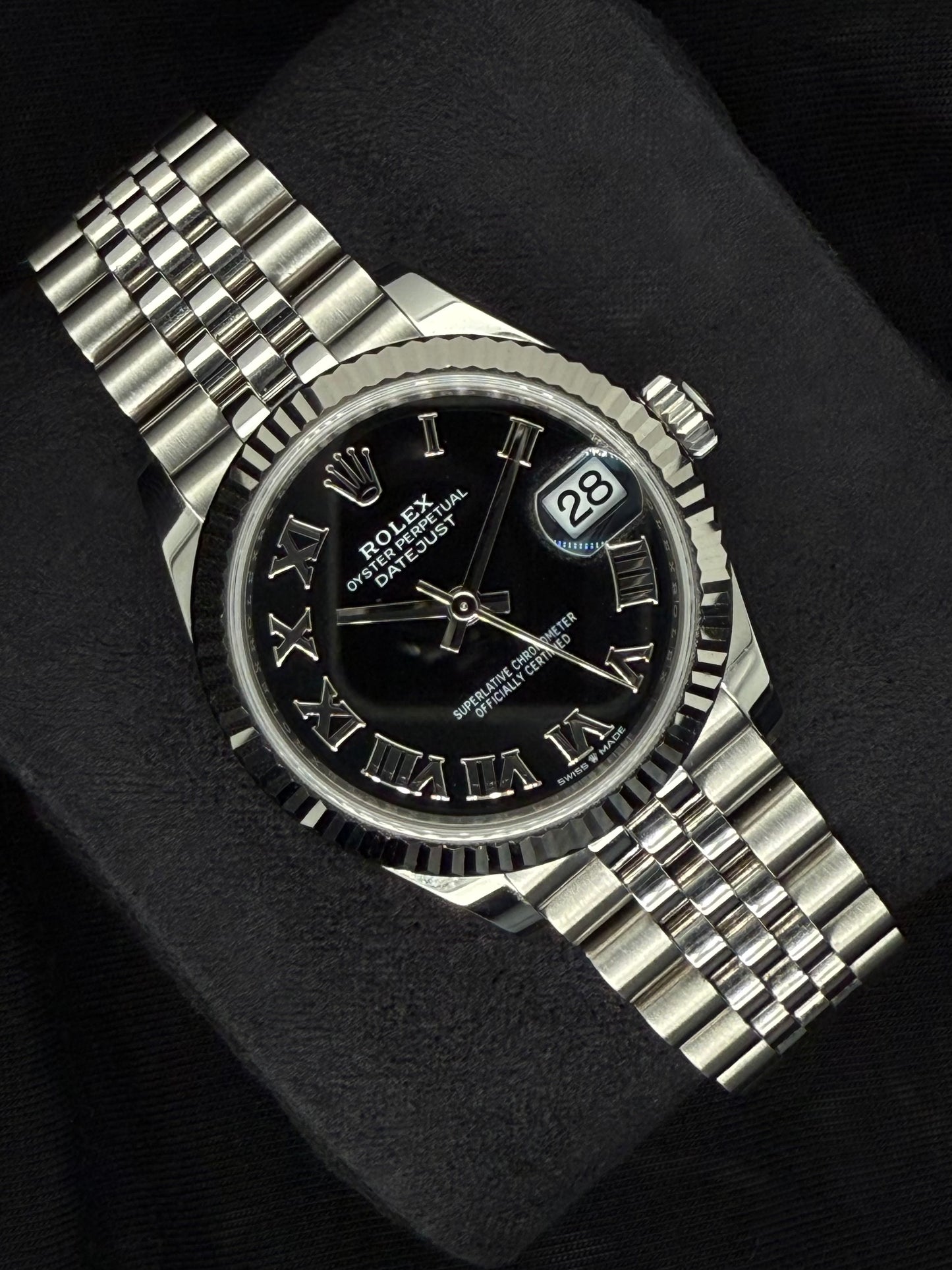 Rolex Datejust 31 Steel Black Roman Dial Jubilee 278274 | 2025 | 31mm