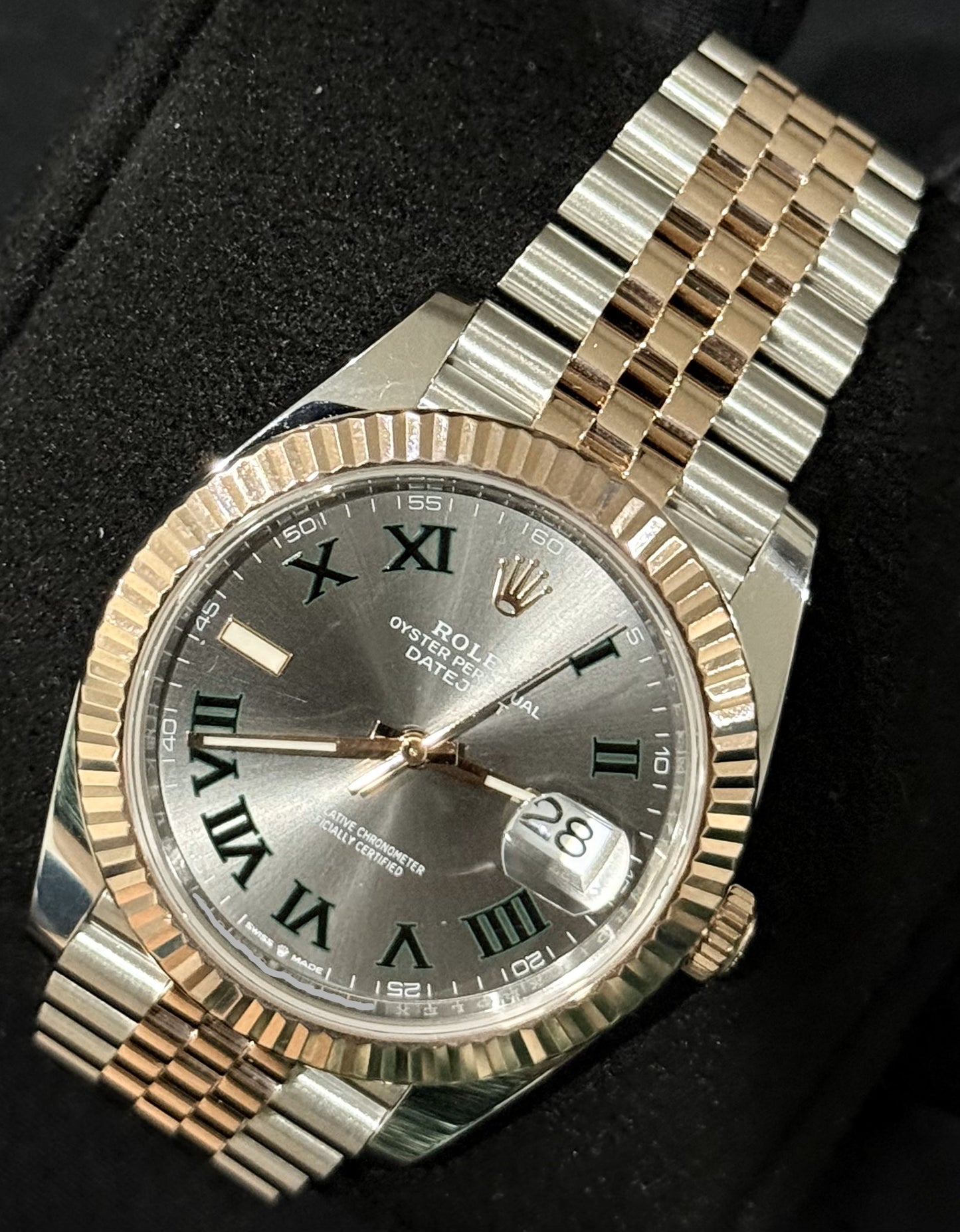 Rolex Datejust 41 Two Tone Everose Gold Wimbledon Jubilee 126331 | 2023 | 41mm
