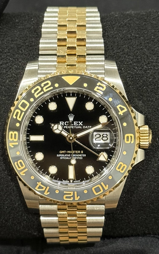 Rolex GMT-Master II 'Zombie' Two Tone Yellow Gold Jubilee 126713GRNR front