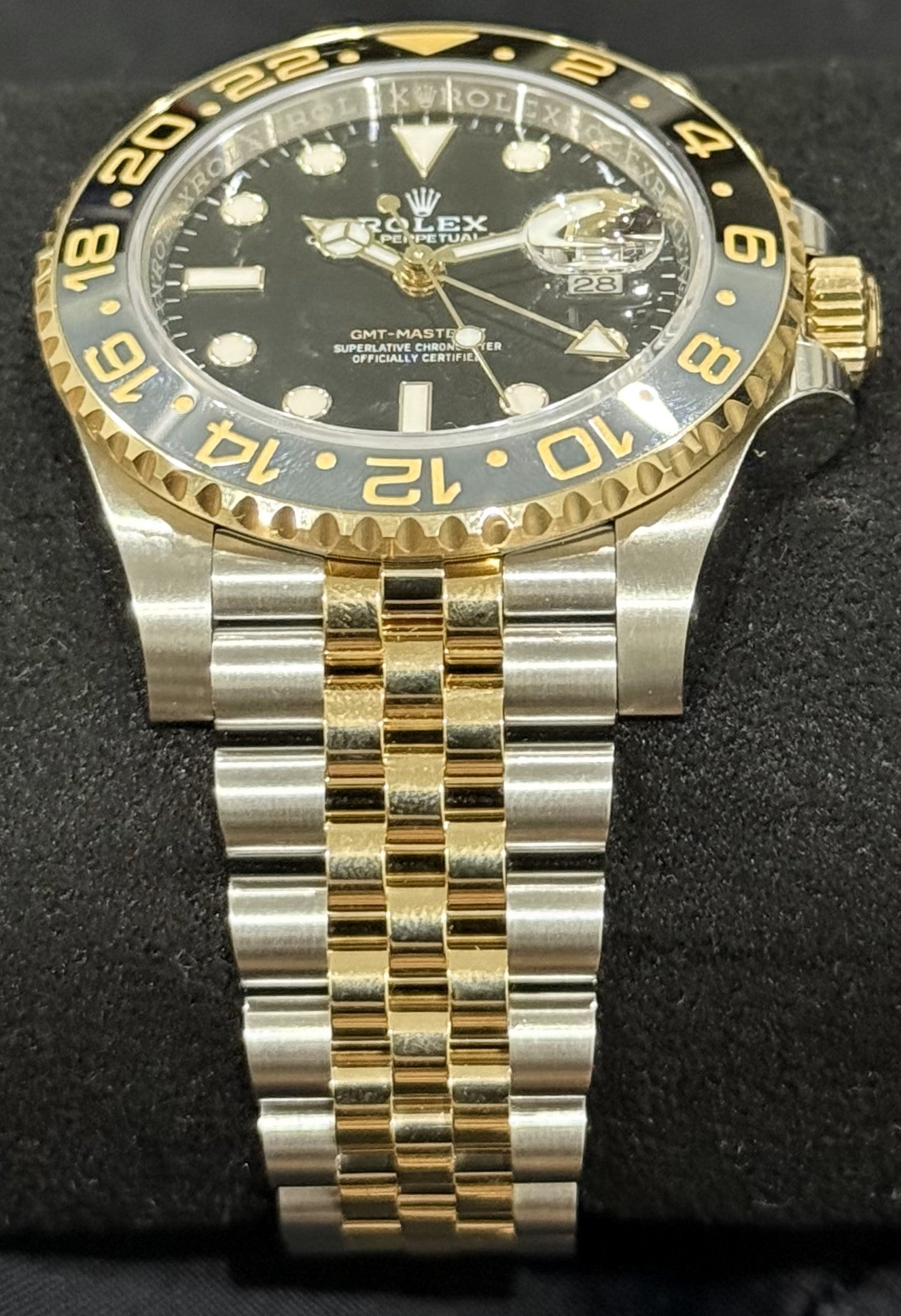 Rolex GMT-Master II 'Zombie' Two Tone Yellow Gold Jubilee 126713GRNR bracelet