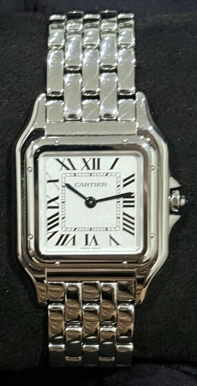 Cartier Panthère Medium Quartz Movement Steel WSPN0007 front