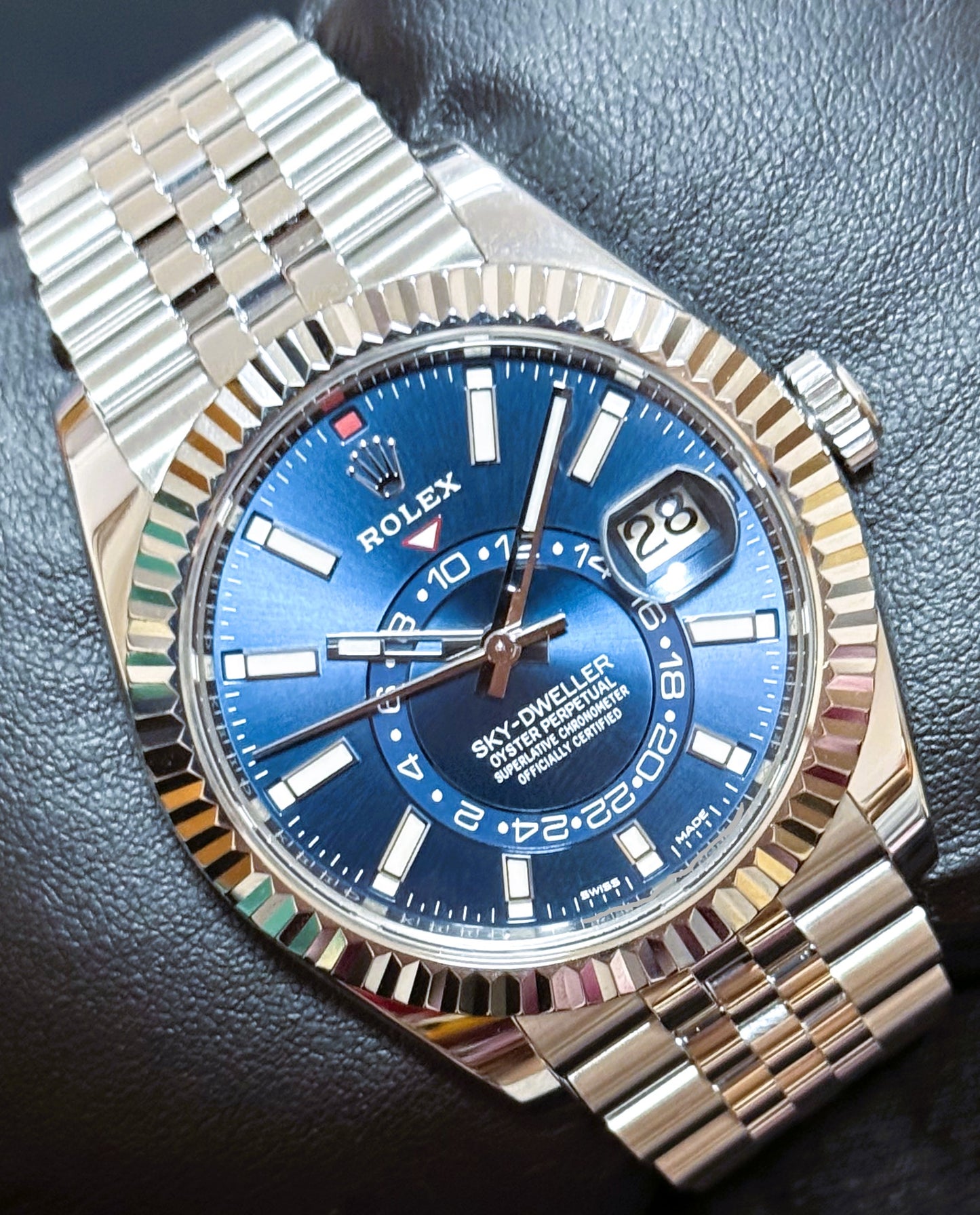 Rolex Sky-Dweller Blue Dial Jubilee 326934 | 2021 | 42mm front left