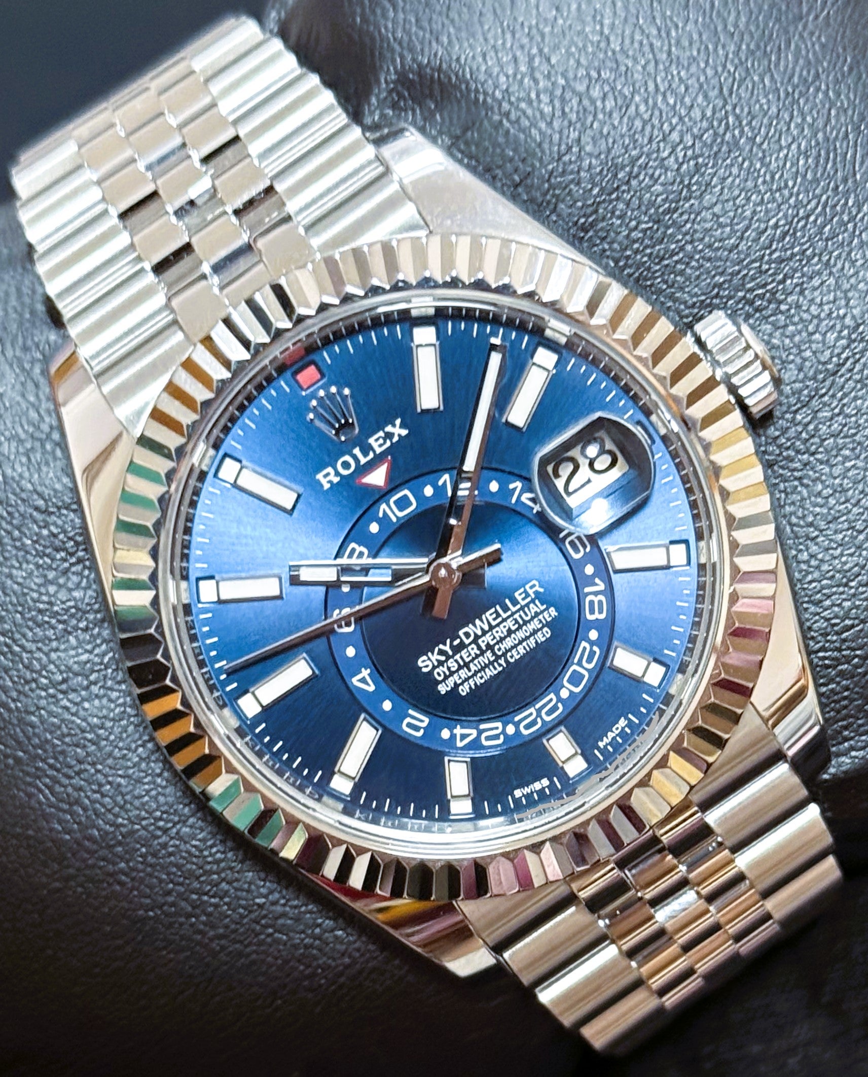 Rolex Sky-Dweller Blue Dial Jubilee 326934 | 2021 | 42mm front left