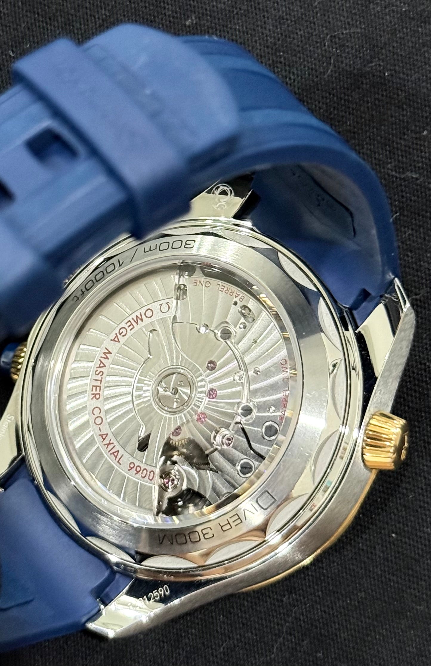 Omega Seamaster Diver 300M 210.22.44.51.03.001 open back