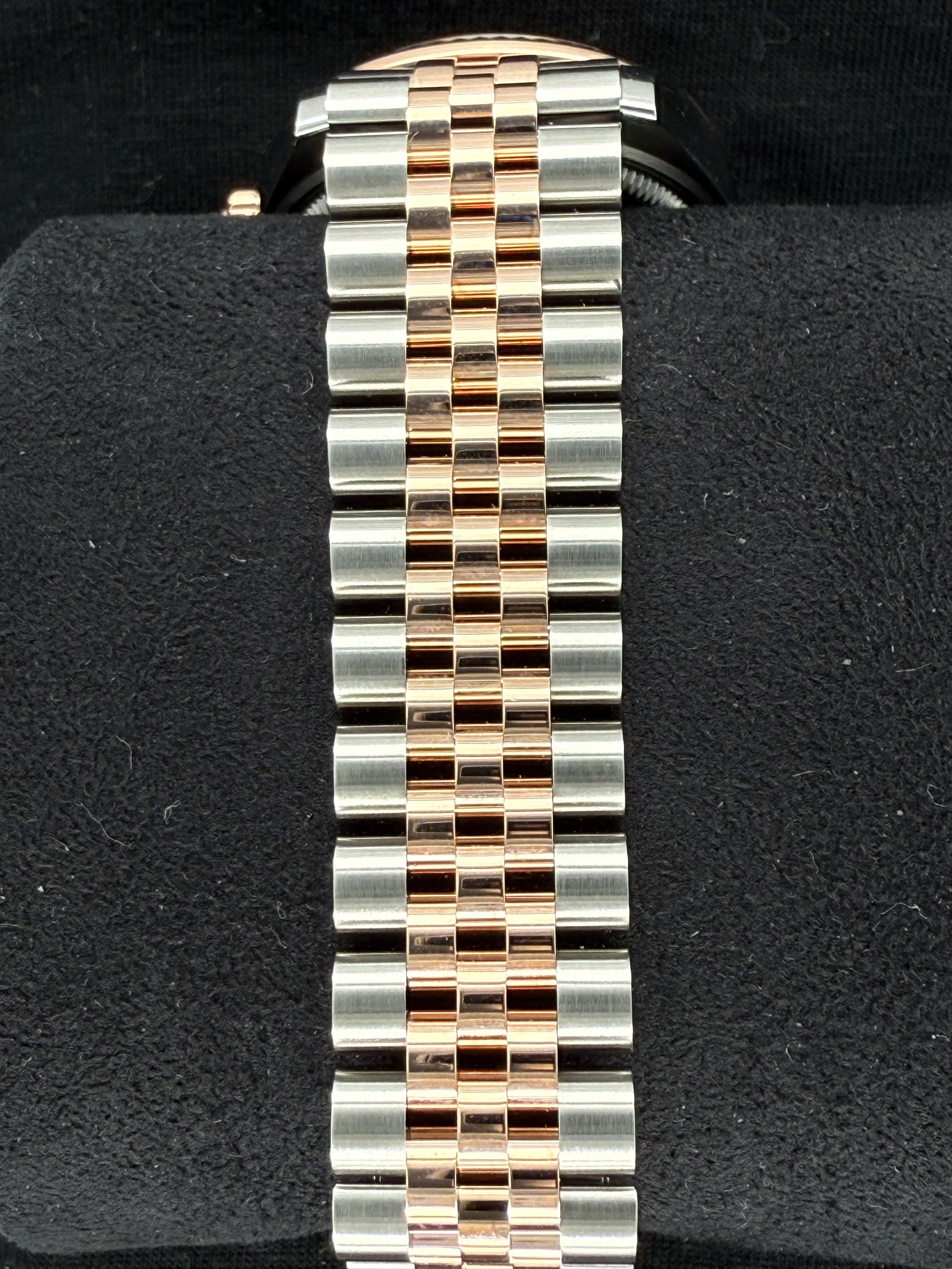 Rolex Datejust 31 Two Tone Everose Gold Pink Sundust Diamond Dial 278271 bracelet 2