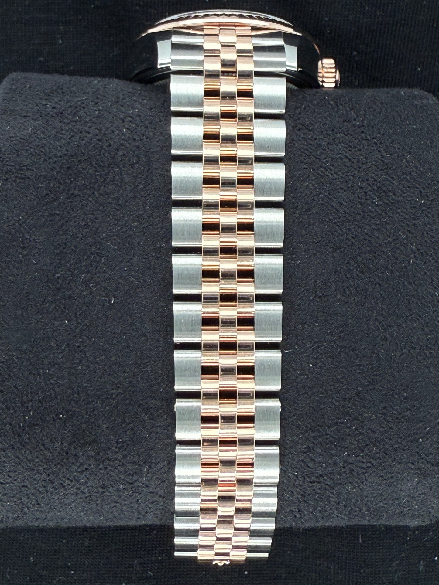 Rolex Datejust 28 Two Tone Everose Gold White Roman Dial 279171 bracelet 2