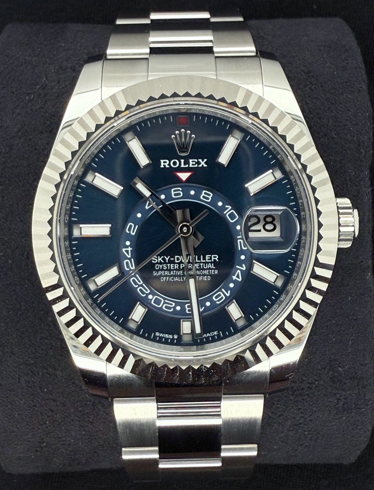 Rolex Sky-Dweller Blue Dial Oystersteel 336934 Front