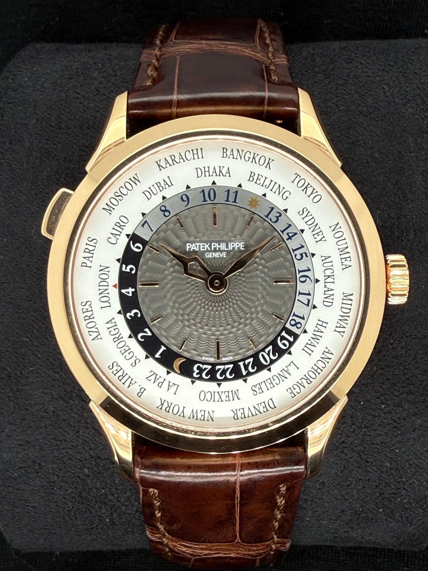 Patek Philippe World Time Rose Gold 5230R-012 front