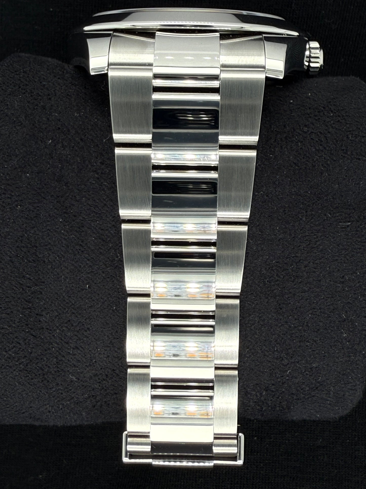 Rolex Datejust 41 Blue 'Sticks' Smooth Bezel Oystersteel 126300 Bracelet 2
