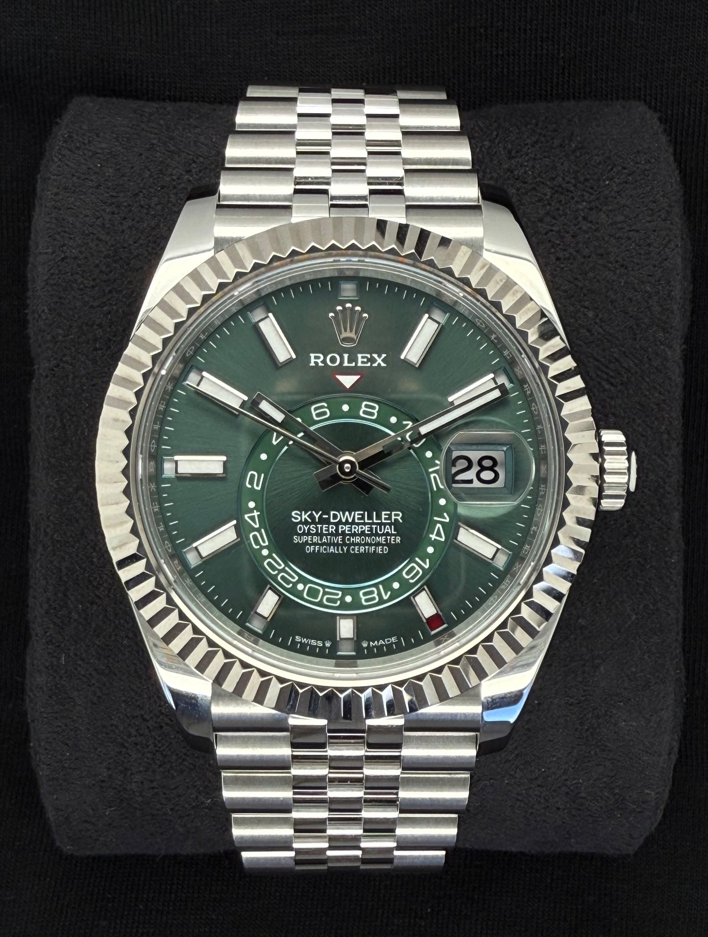 Rolex Sky-Dweller Mint Green Dial Jubilee 336934