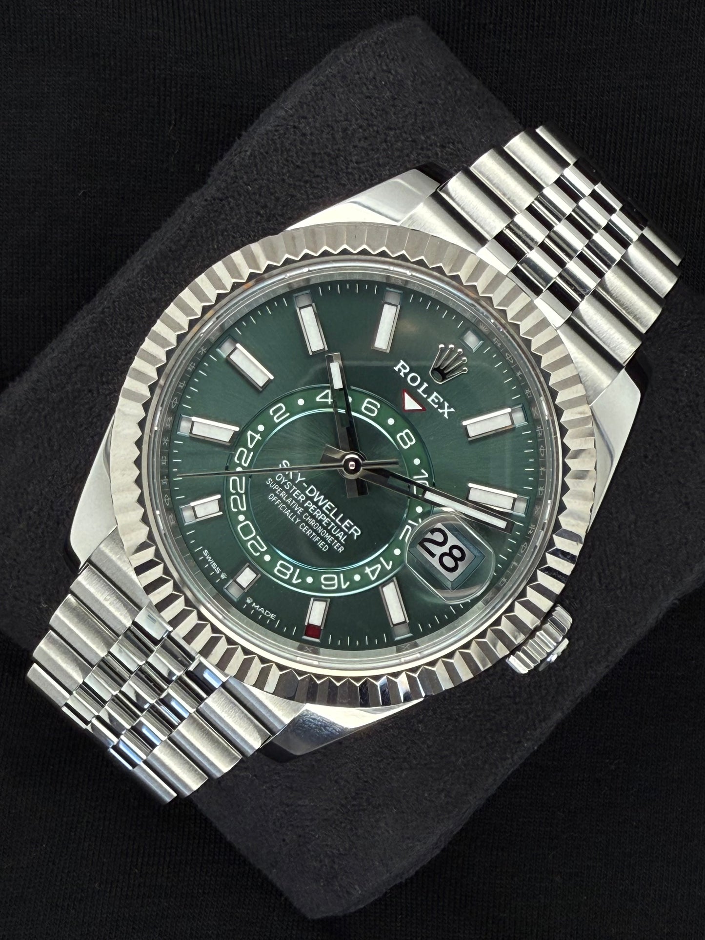 Rolex Sky-Dweller Mint Green Dial Jubilee 336934 Right