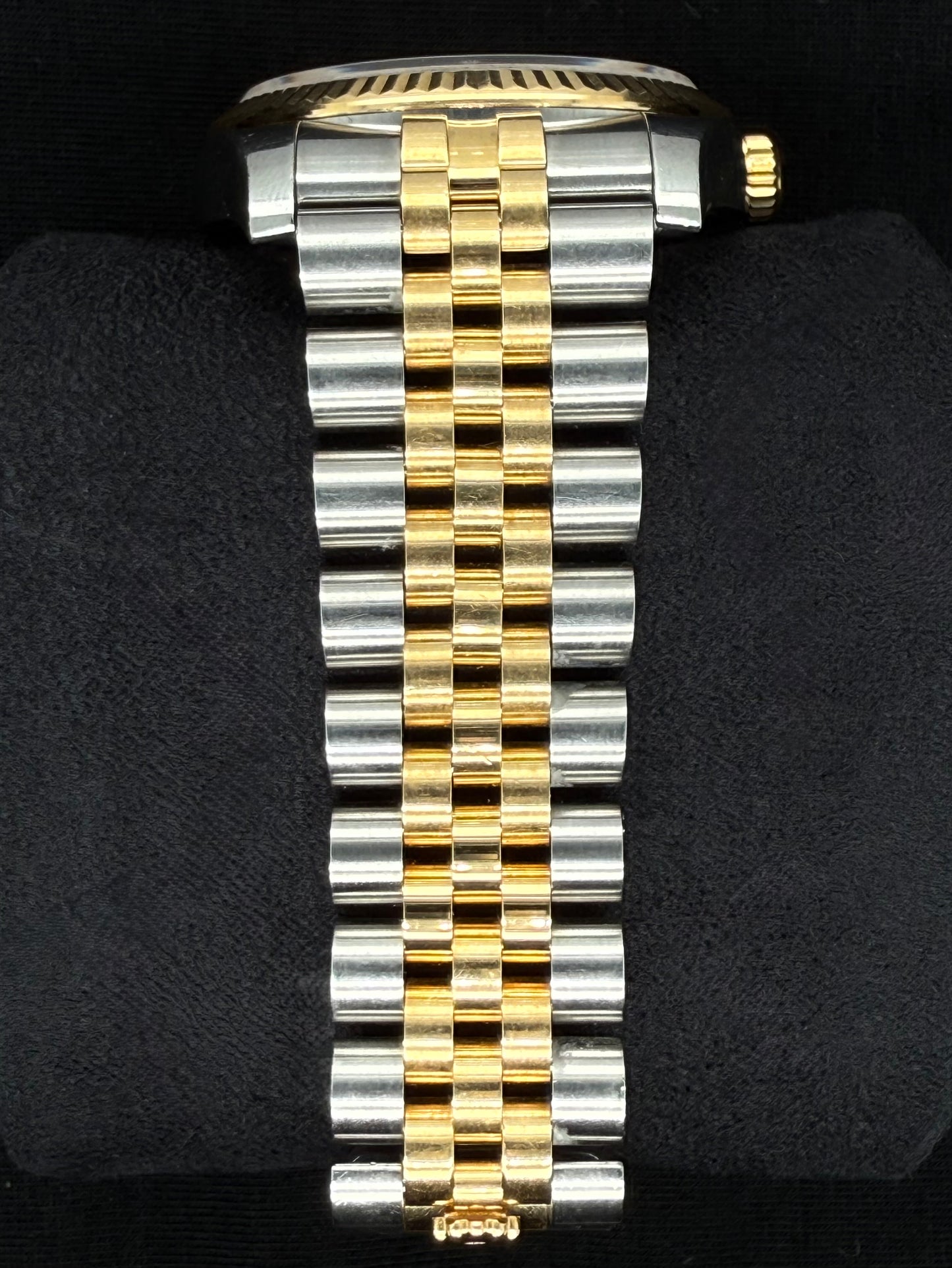 Rolex Datejust 36 Two-Tone Yellow Gold Champagne Diamond Dial 116233 bracelet 2