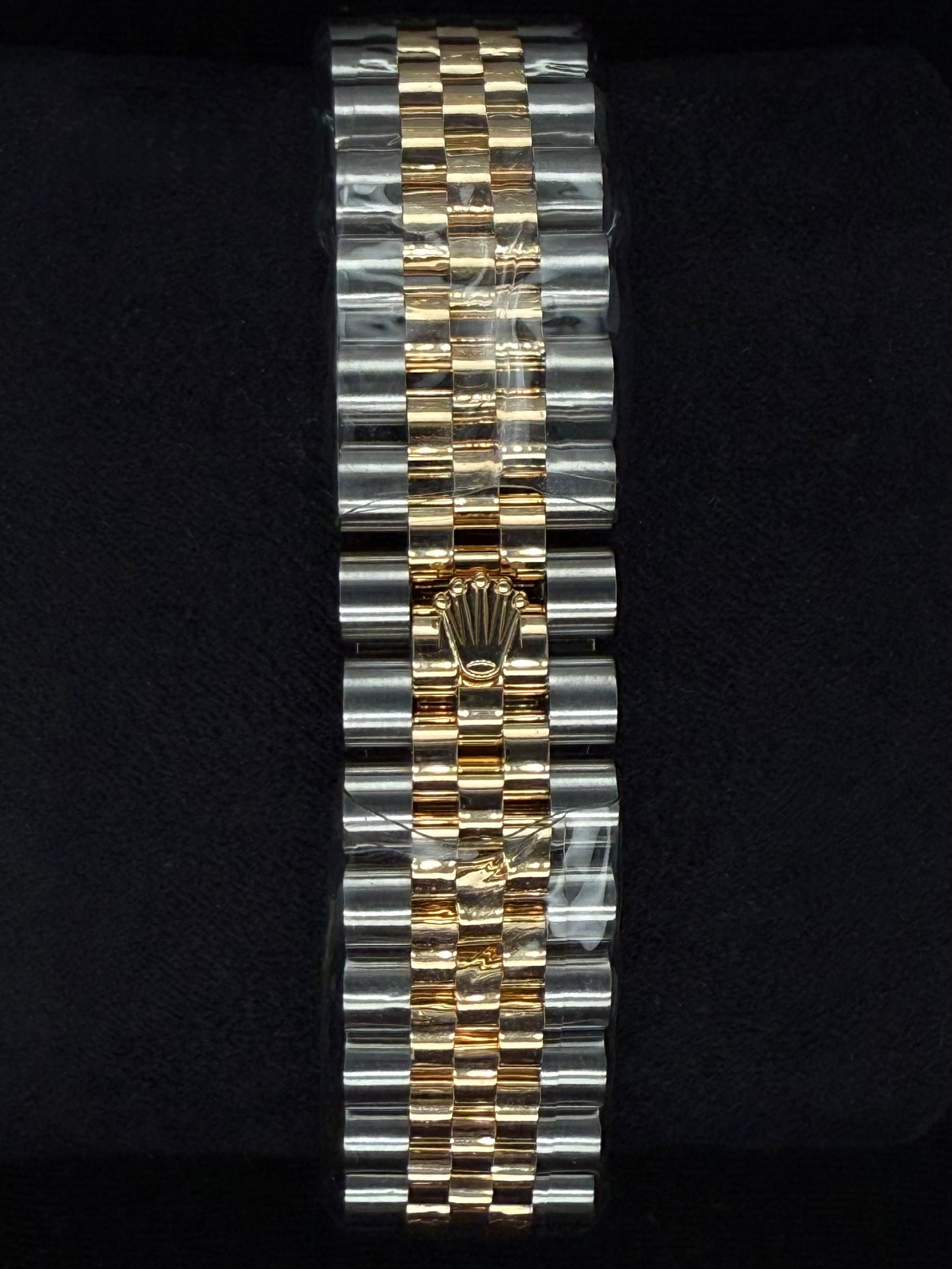 Rolex Datejust 31 Green Roman Diamond Dial Jubilee Two Tone 278273 clasp