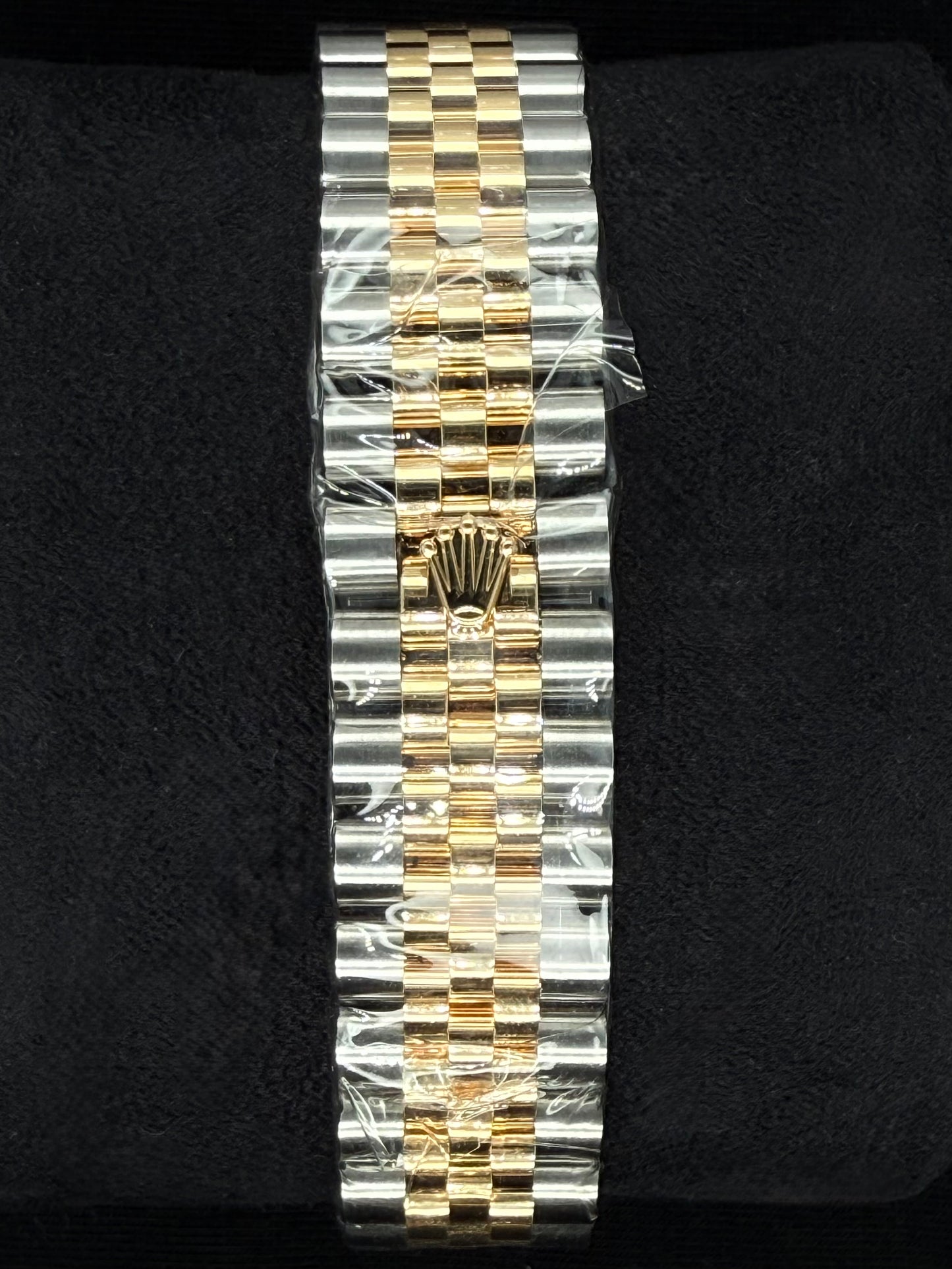 Rolex Datejust 31 Champagne Diamond Dial Jubilee Two Tone 278273 clasp