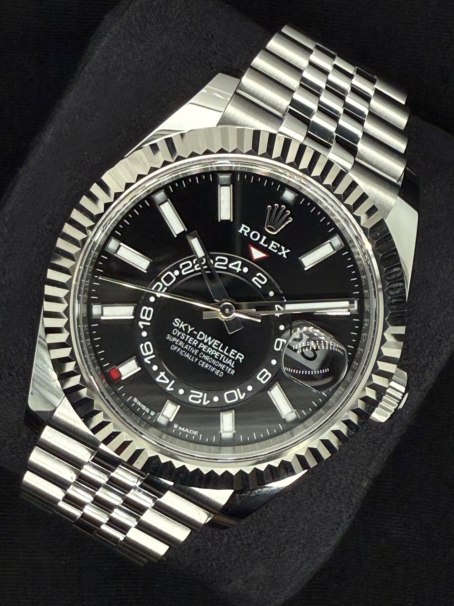 Rolex Sky-Dweller Black Dial Jubilee 336934 right