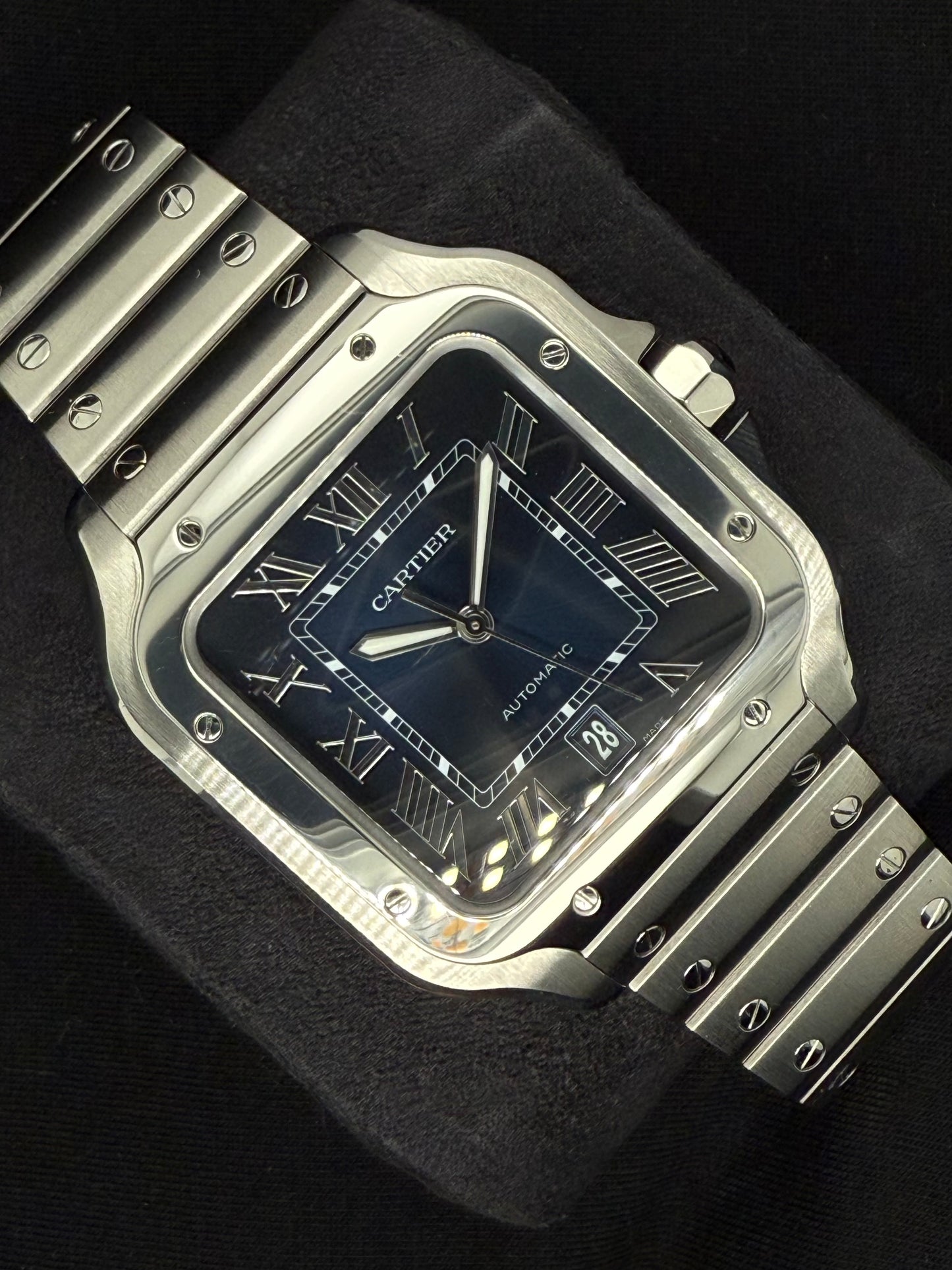 Cartier Santos De Cartier Large Size Blue Dial WSSA0030 | 2024 | 39.8mm