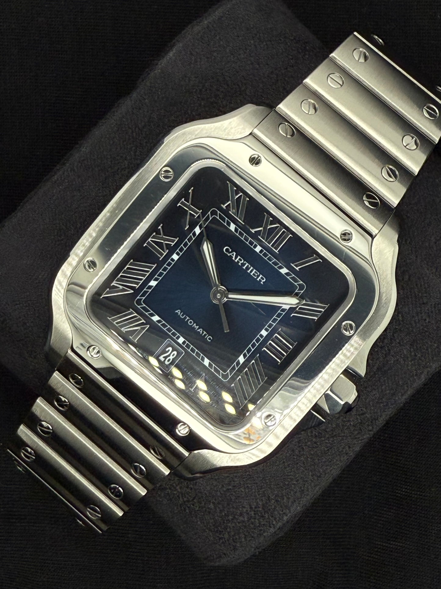 Cartier Santos De Cartier Large Size Blue Dial WSSA0030 | 2024 | 39.8mm